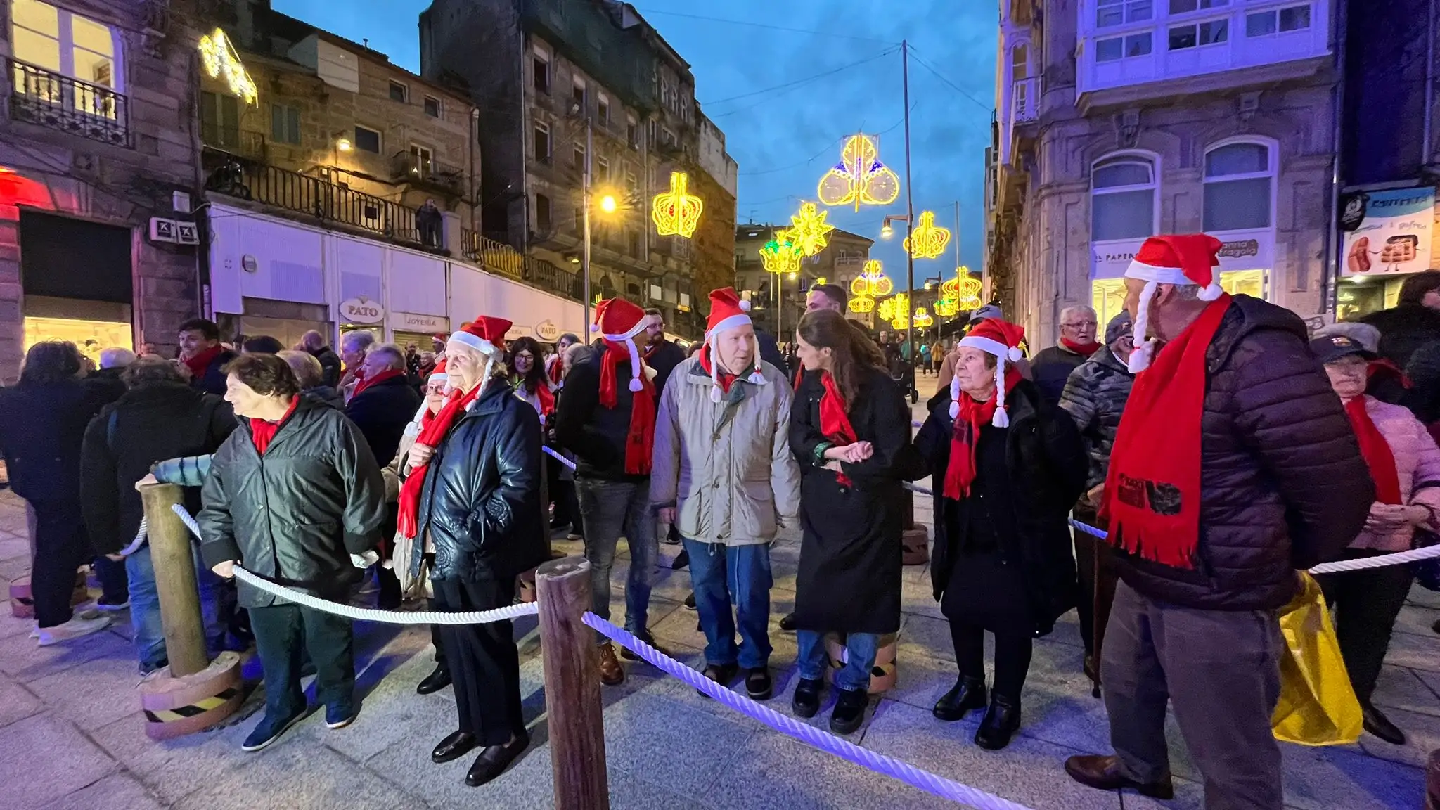 Luces de Navidad en Vigo
