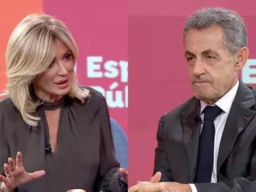 Sarkozy en Espejo Público. Sarkozy en Espejo Público.