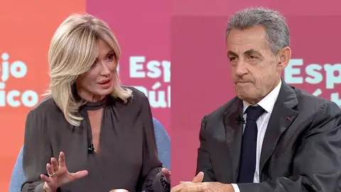 Sarkozy en Espejo Público. Sarkozy en Espejo Público.