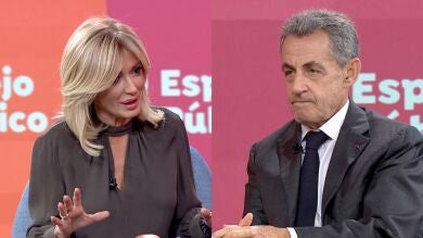 Nicolas Sarkozy, en Espejo Público: 