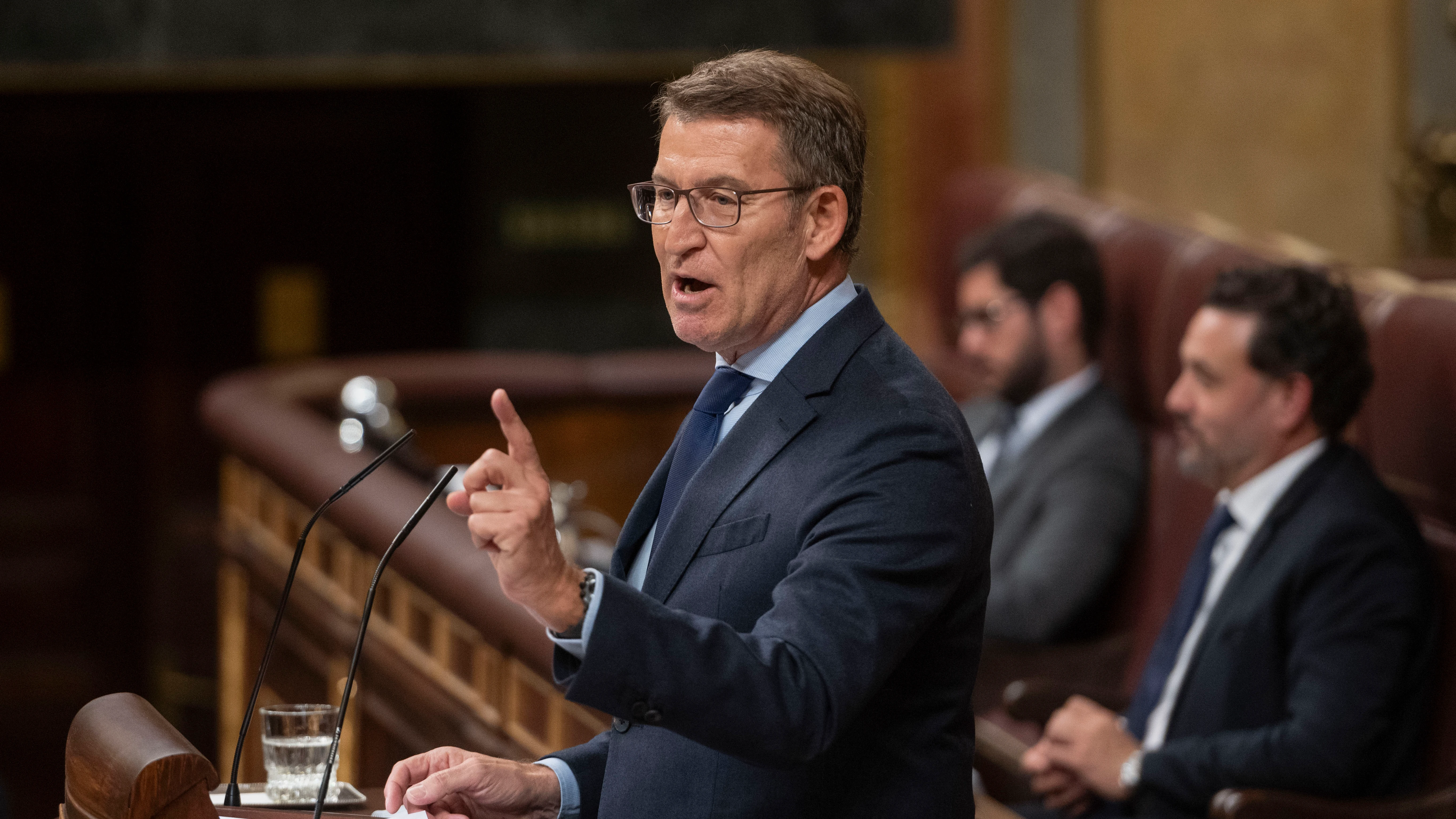 Feijóo en el debate de la amnistía Feijóo en el debate de la amnistía