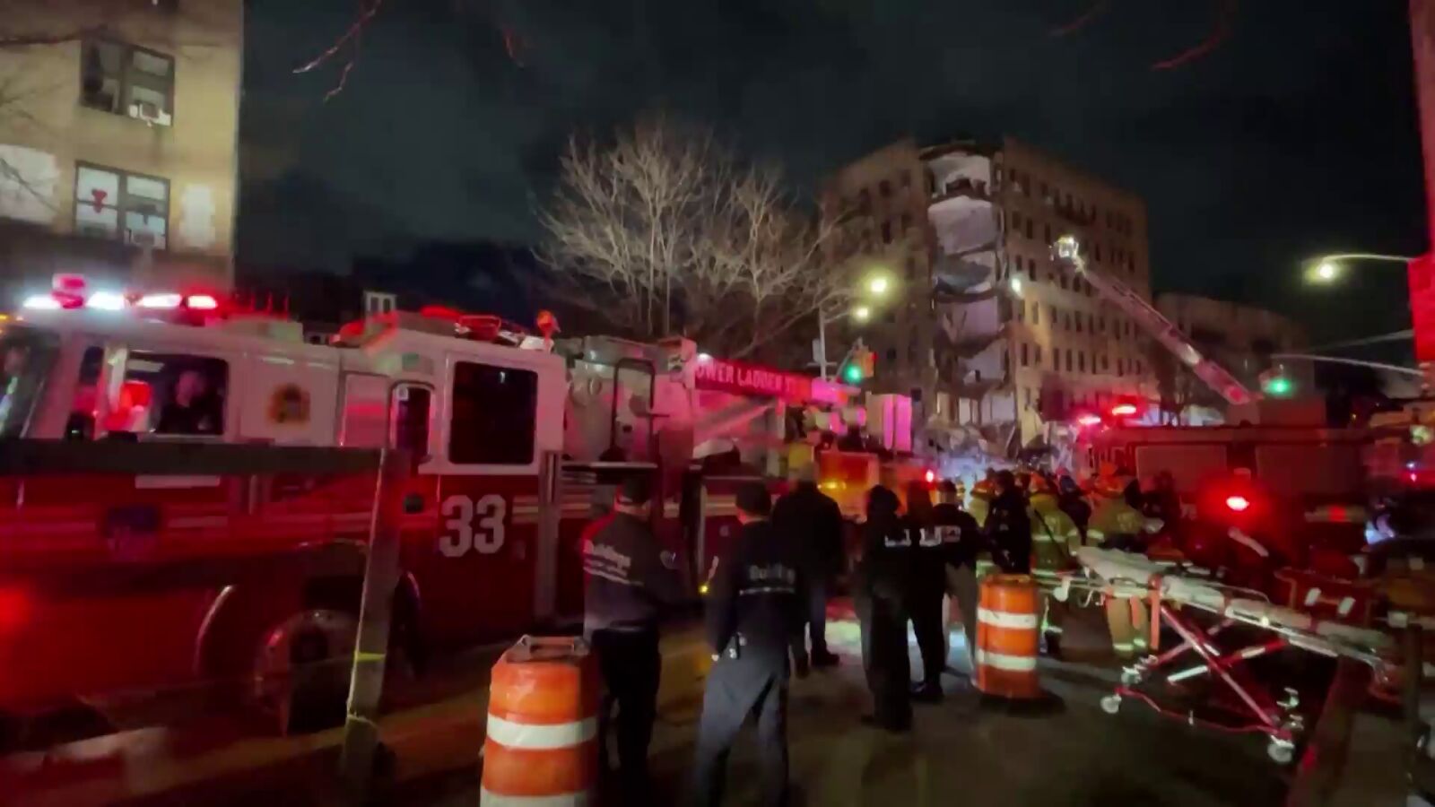Colapso en el Bronx: se derrumba un bloque de apartamentos