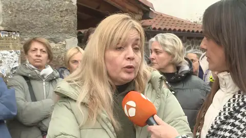 La madre del joven fallecido La madre del joven fallecido