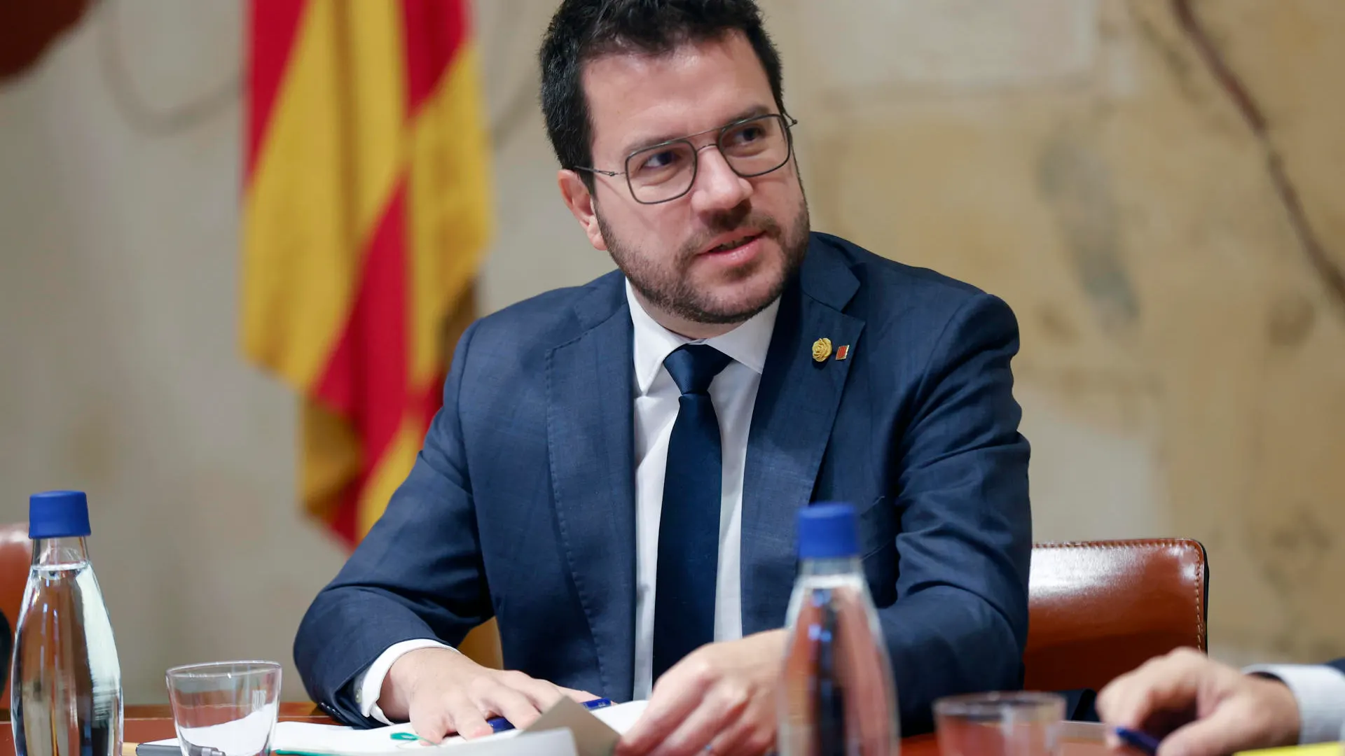 El presidente de la Generaliat, Pere Aragon&egrave;s
