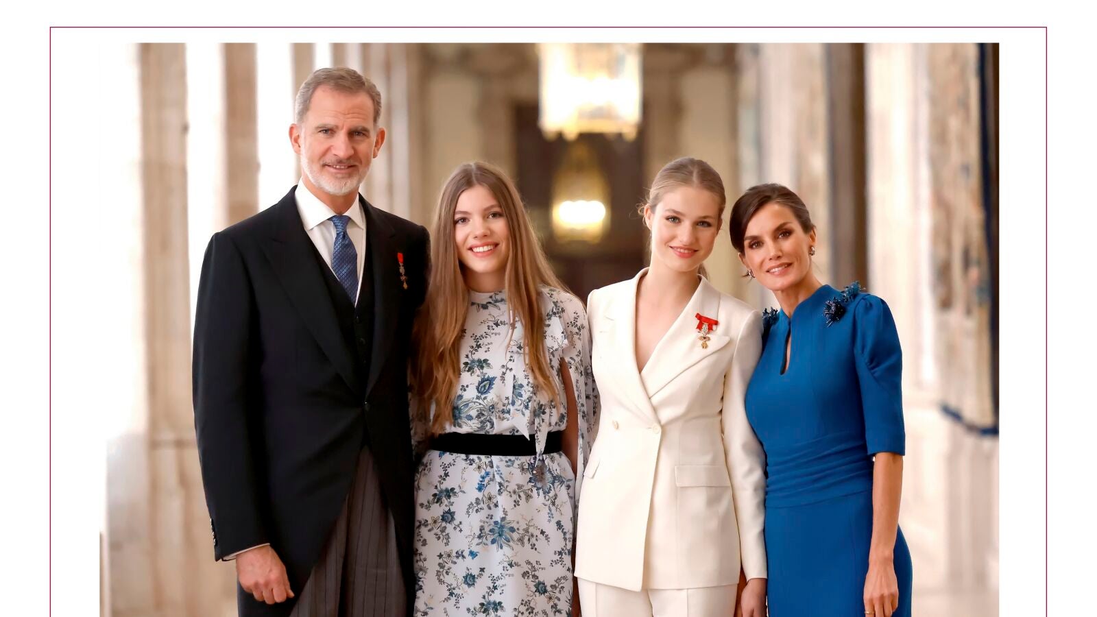 La cariñosa foto escogida por la Familia Real para su felicitación de Navidad