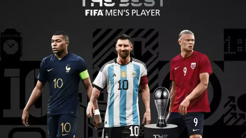 Messi, Mbapp&eacute; y Haaland, los finalistas al premio The Best 2023