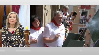 Cristina Ibarrola, alcaldesa saliente de Pamplona: 