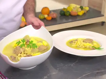 Receta de cardo con morcillo, de Karlos Arguiñano Receta de cardo con morcillo, de Karlos Arguiñano