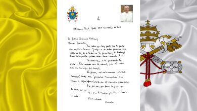 El papa Francisco manda una carta a una catequista ciega de Lanzarote: 