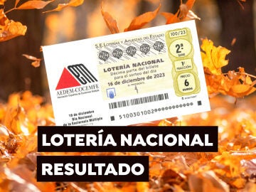 Sorteo Lotería Nacional: Comprobar décimo de hoy sábado 16 de diciembre, en directo