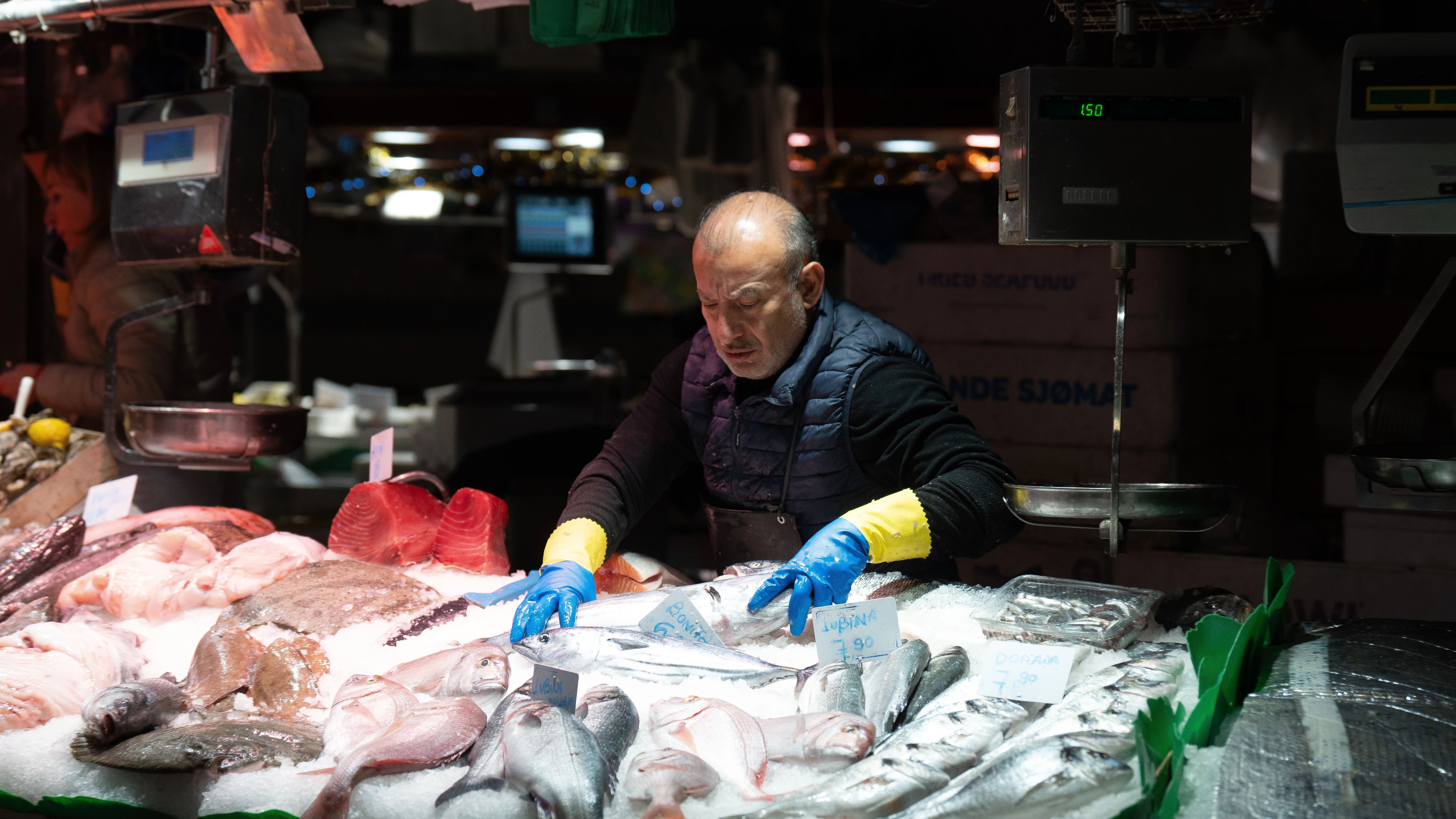 Mercado en Barcelona