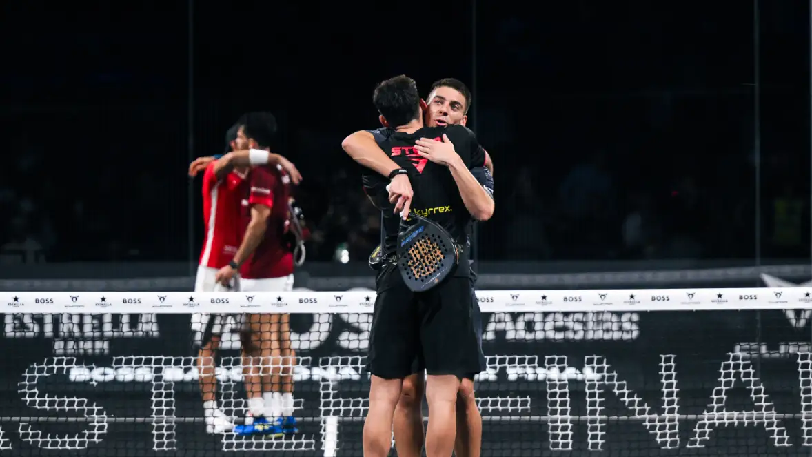 Martin Di Nenno y Franco Stupaczuk tras pasar a semifinales Martin Di Nenno y Franco Stupaczuk tras pasar a semifinales