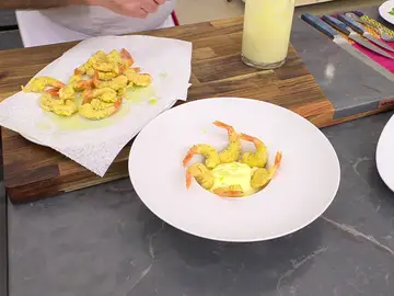 Karlos Arguiñano: gambas a la gabardina, "un aperitivo sencillo y rico" Karlos Arguiñano: gambas a la gabardina, "un aperitivo sencillo y rico"