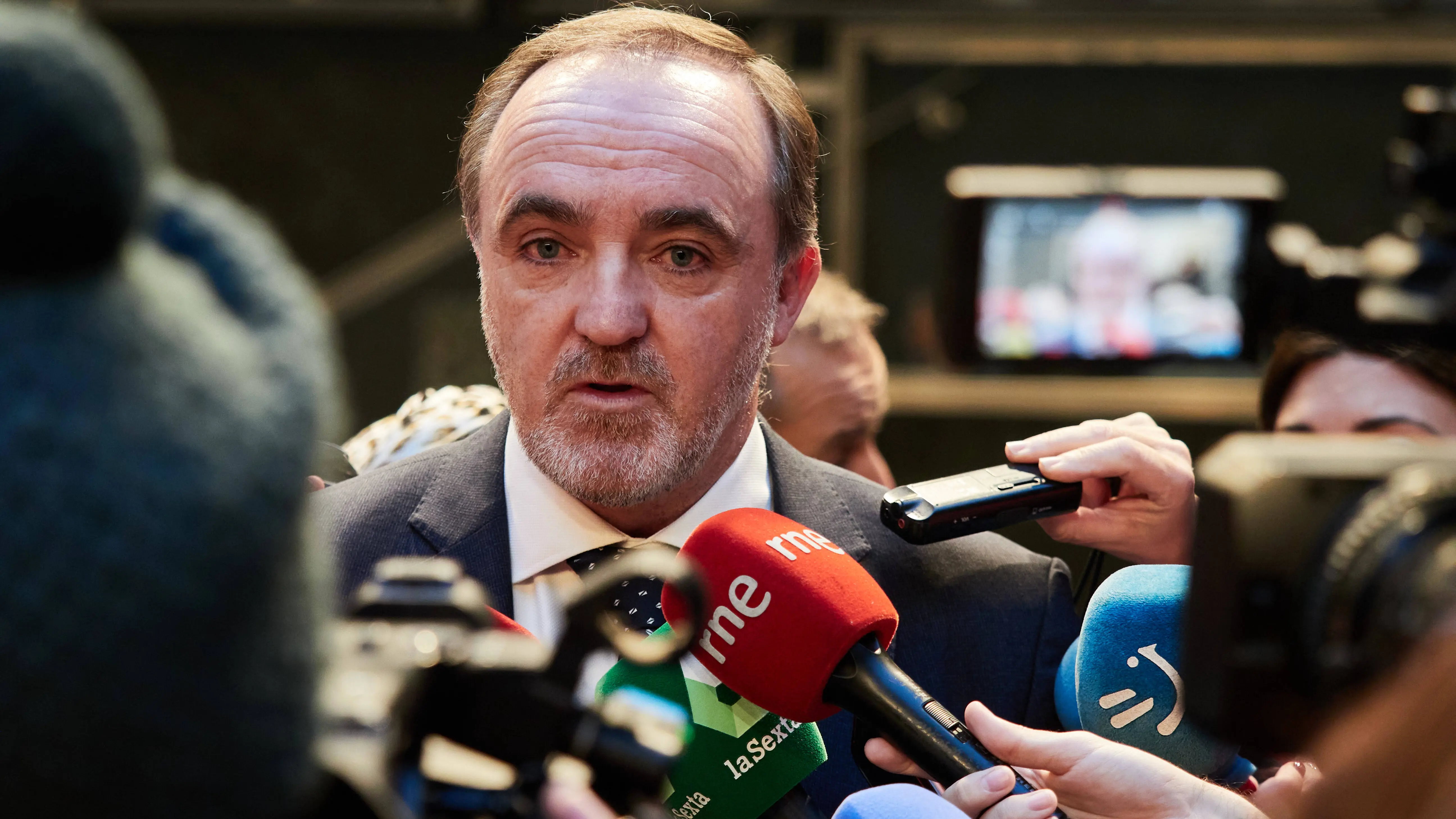 El presidente de UPN, Javier Esparza.