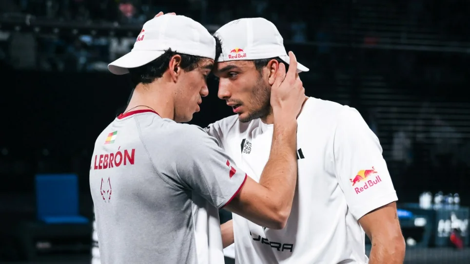 Juan Lebr&oacute;n y Alejandro Gal&aacute;n durante la temporada 2023