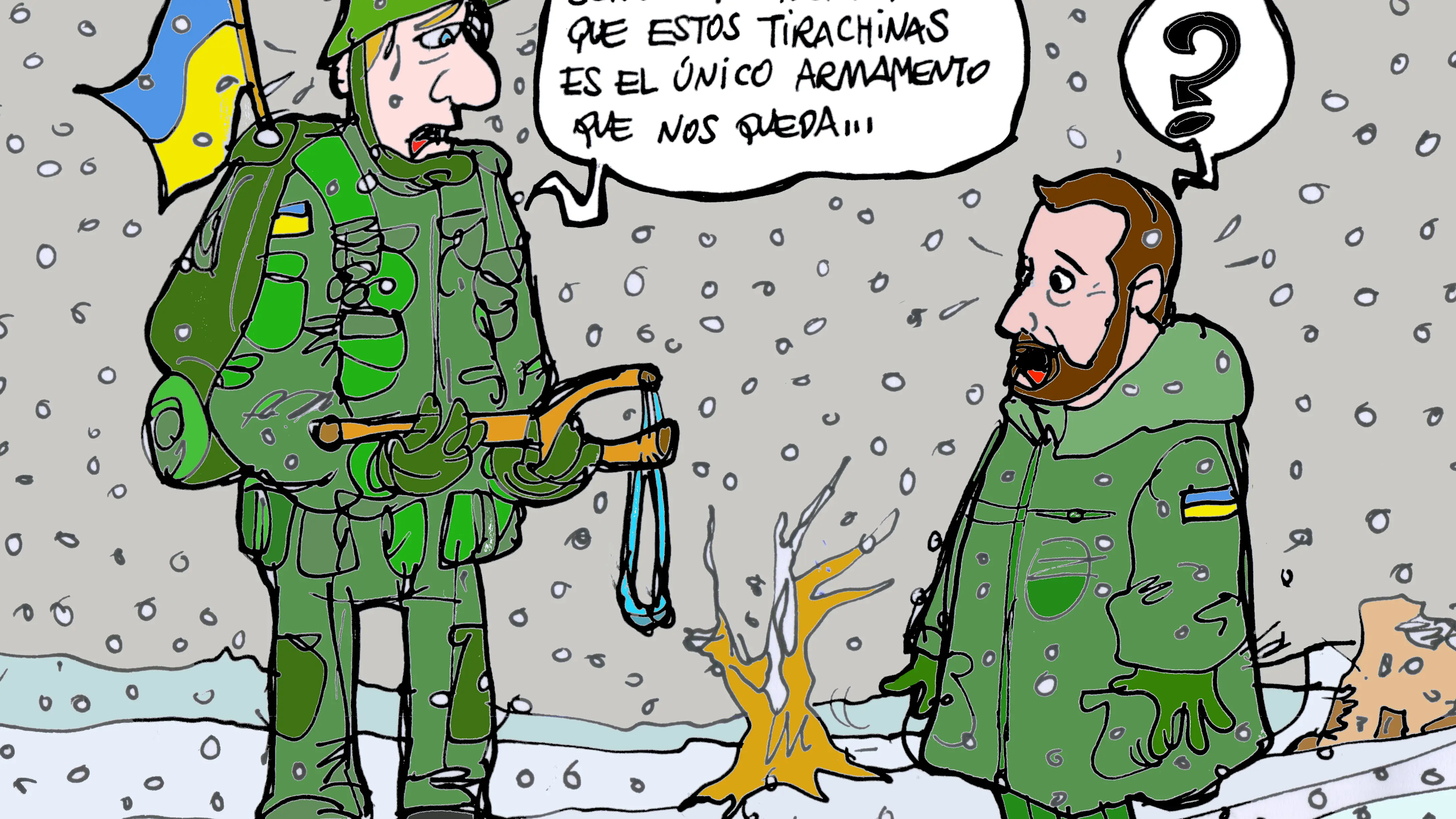 Viñeta de Alfredo Boto sobre la guerra en Ucrania Viñeta de Alfredo Boto sobre la guerra en Ucrania