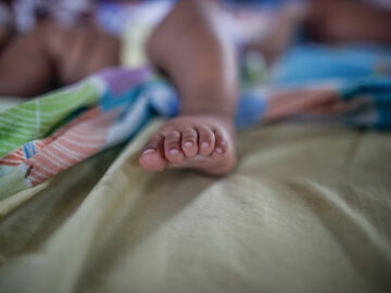 El pie de un bebé