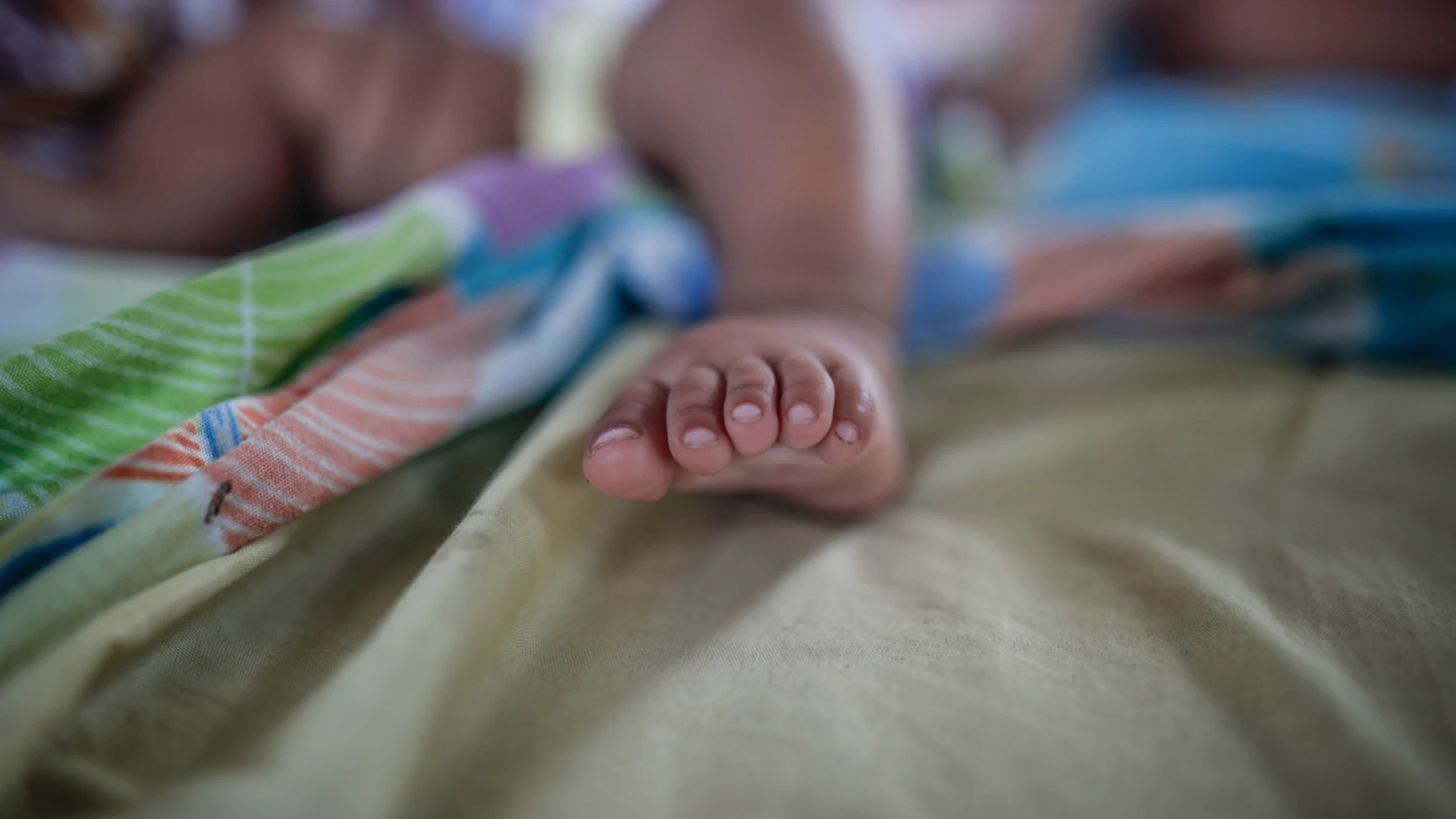 El pie de un bebé