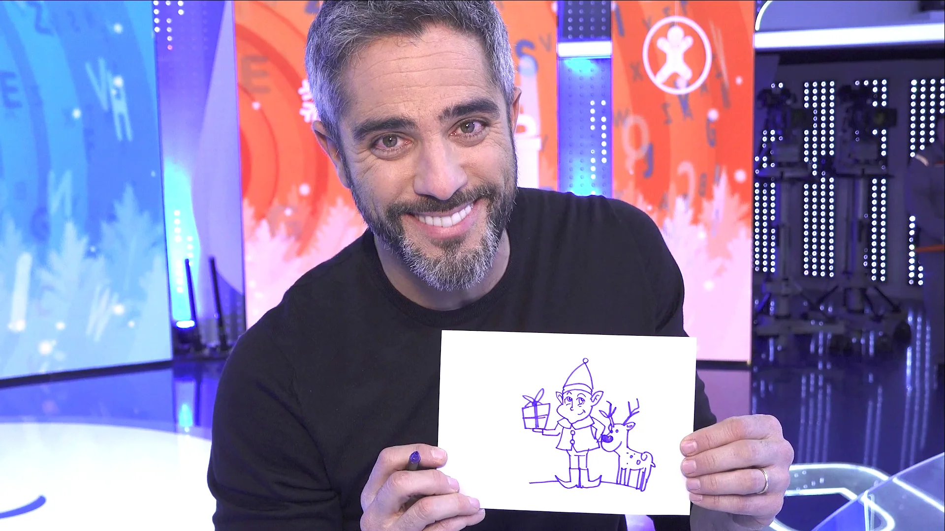 La postal navide&ntilde;a de Roberto Leal: as&iacute; felicita las fiestas a los seguidores de Pasapalabra