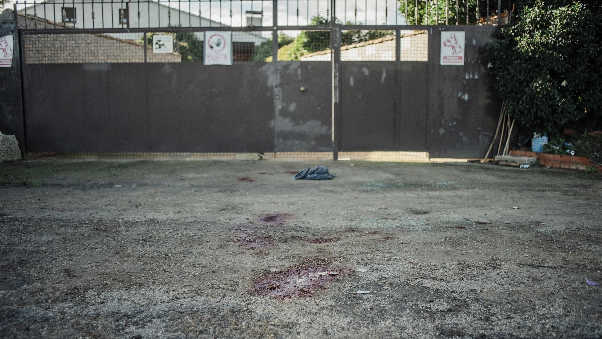 El lugar donde han encontrado a los hermanos fallecidos en el interior de un vehículo El lugar donde han encontrado a los hermanos fallecidos en el interior de un vehículo