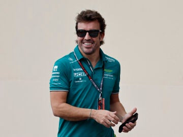 Fernando Alonso, en el circuito de Yas Marina