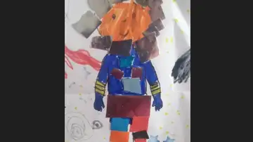 Dibujo de Dani con 3 años donde le preguntaban qué quería ser de mayor
