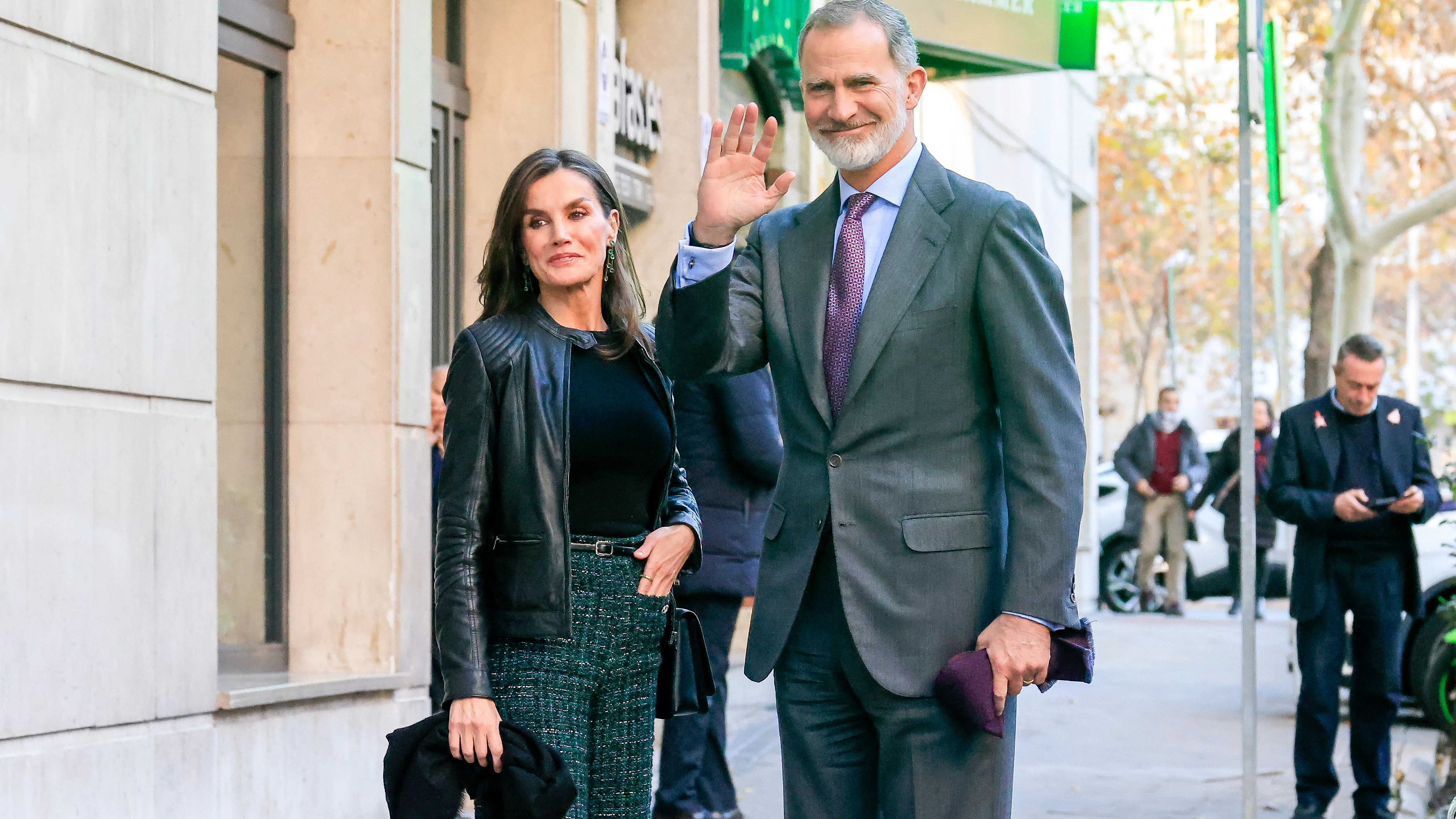 Felipe y Letizia llegan al 60 cumpleaños de la infanta Elena Felipe y Letizia llegan al 60 cumpleaños de la infanta Elena