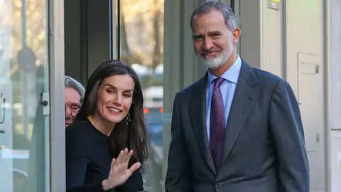 Felipe y Letizia en el 60 cumpleaños de la infanta Elena Felipe y Letizia en el 60 cumpleaños de la infanta Elena
