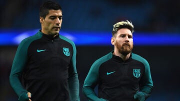 Luis Suárez y Leo Messi en su etapa en el FC Barcelona