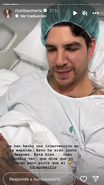 Diego Matamoros, de nuevo operado por su enfermedad degenerativa Diego Matamoros, de nuevo operado por su enfermedad degenerativa