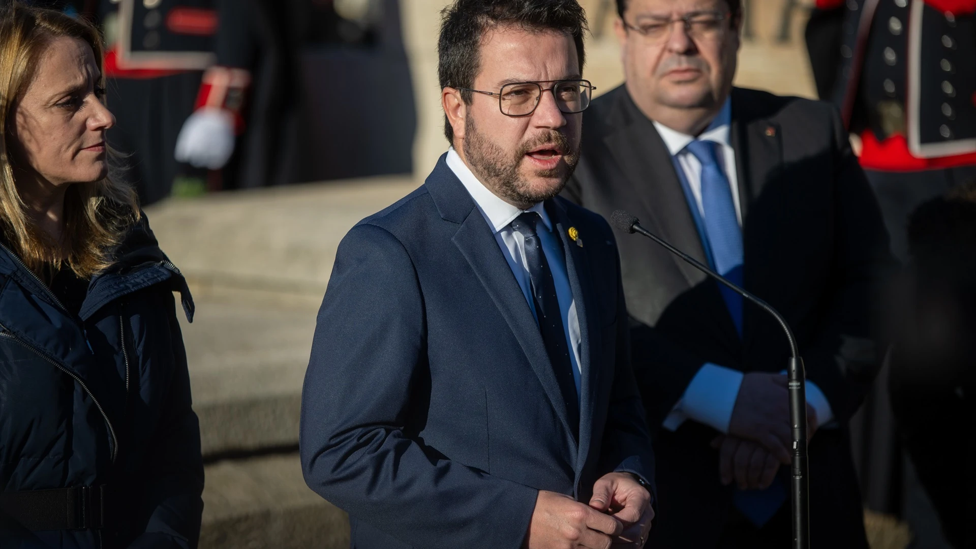 El presidente de la Generalitat, Pere Aragones