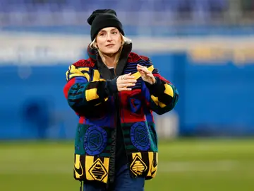 Alexia Putellas, en el estadio Johan Cruyff Alexia Putellas, en el estadio Johan Cruyff