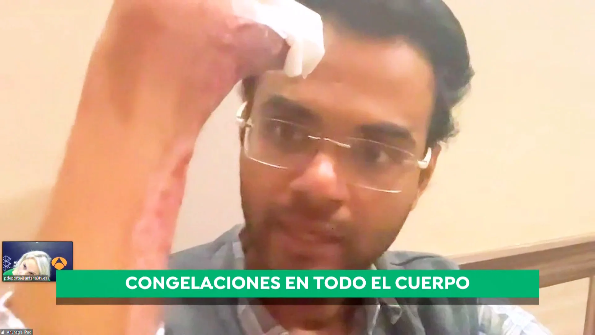 El escalador indio Anurag Maloo El escalador indio Anurag Maloo