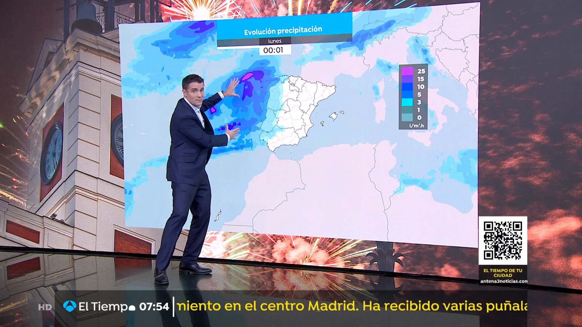 Día de año nuevo con paraguas, es la última novedad de la previsión meteorológica Día de año nuevo con paraguas, es la última novedad de la previsión meteorológica