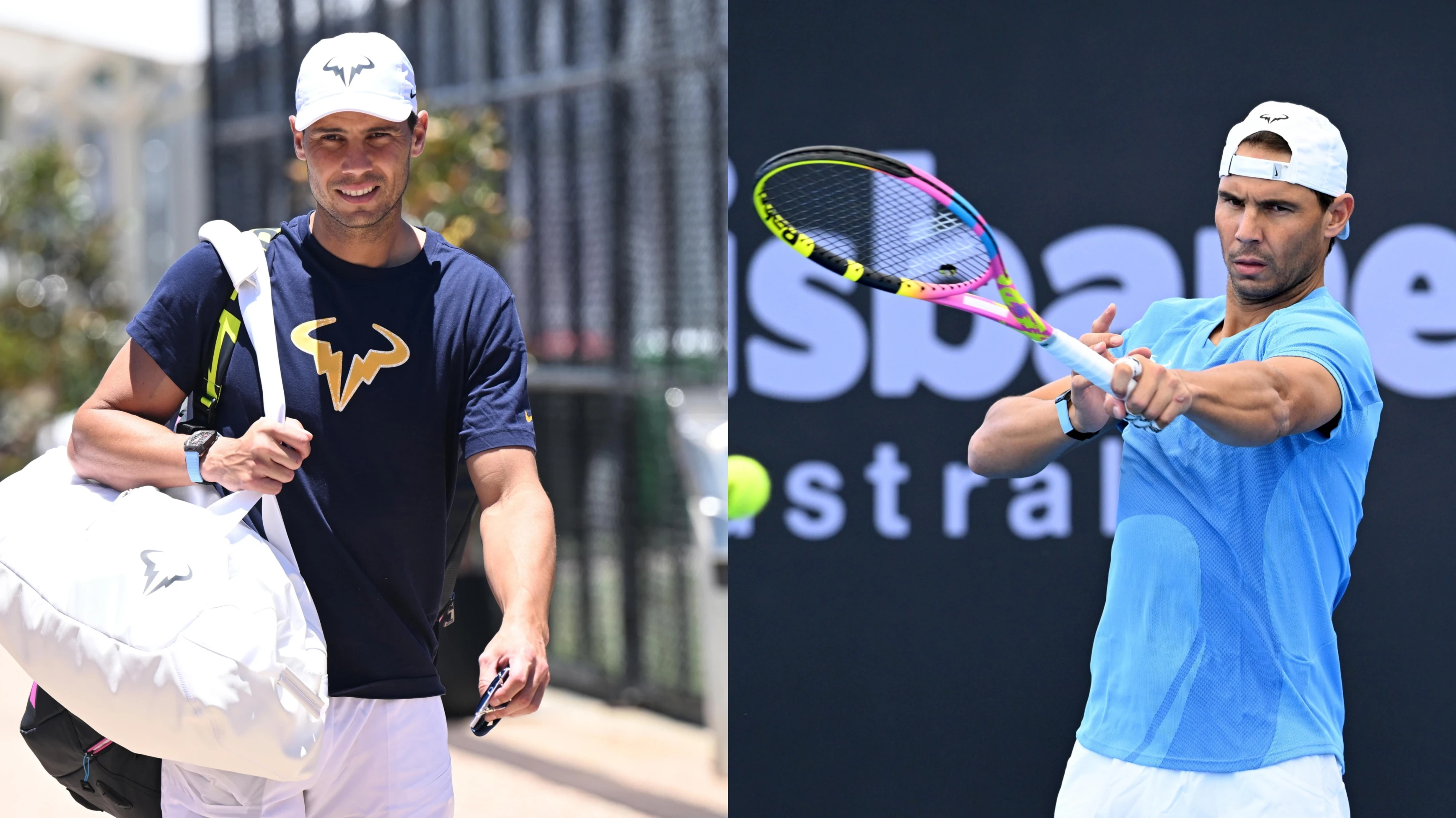 Rafa Nadal, en Brisbane Rafa Nadal, en Brisbane