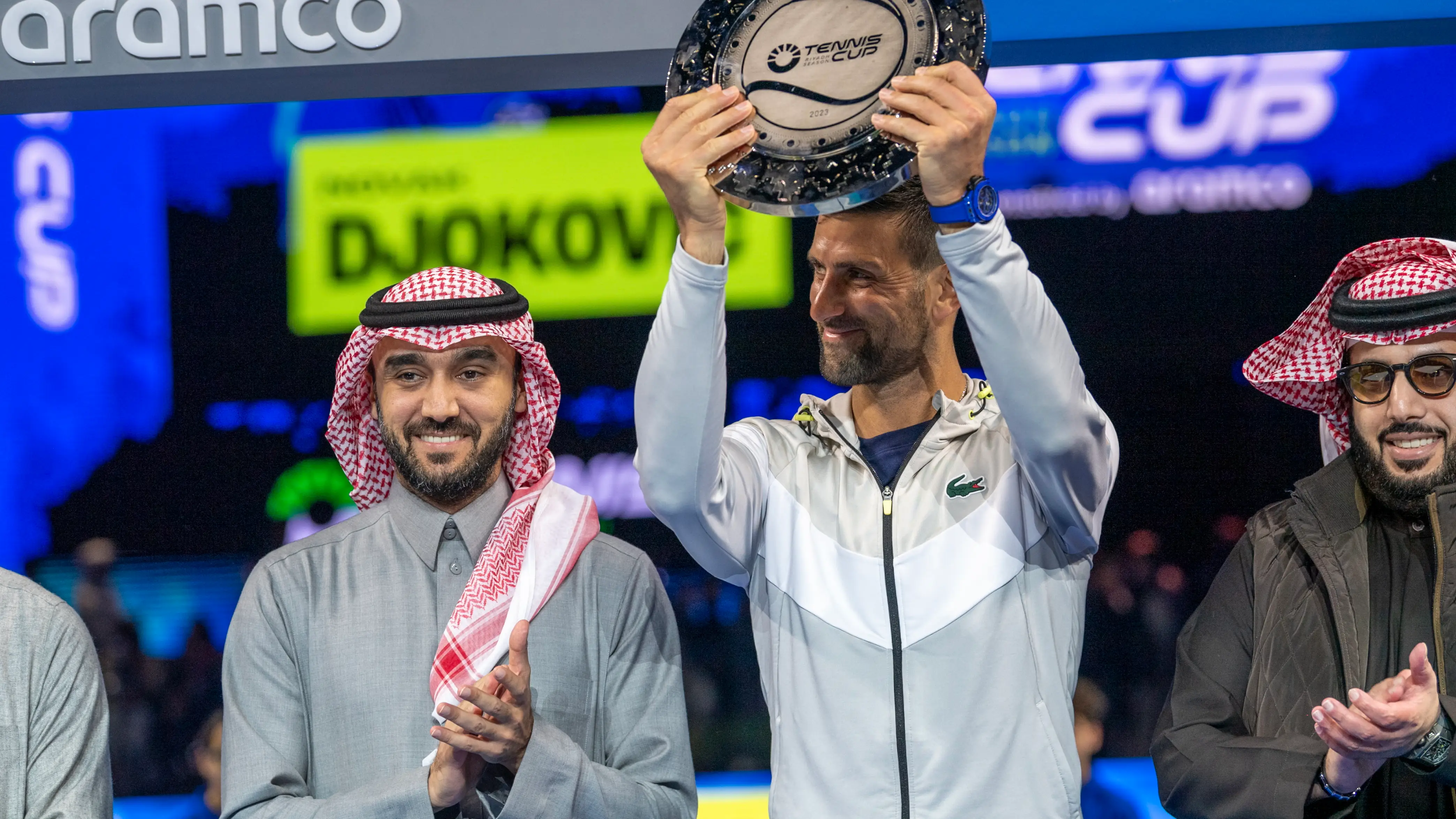 Novak Djokovic, en Riad Novak Djokovic, en Riad