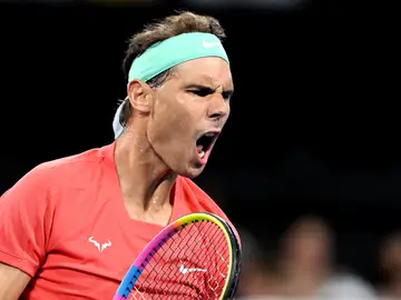 El grito de Rafa Nadal en Brisbane El grito de Rafa Nadal en Brisbane