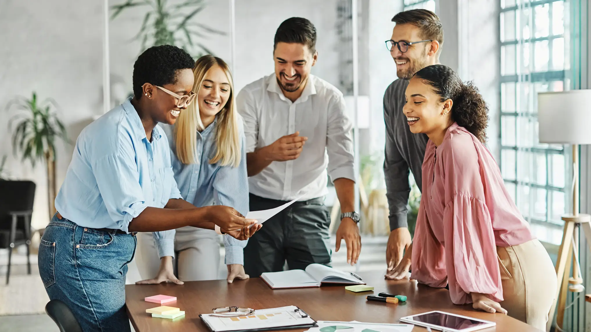 Equipo de trabajo en su empresa