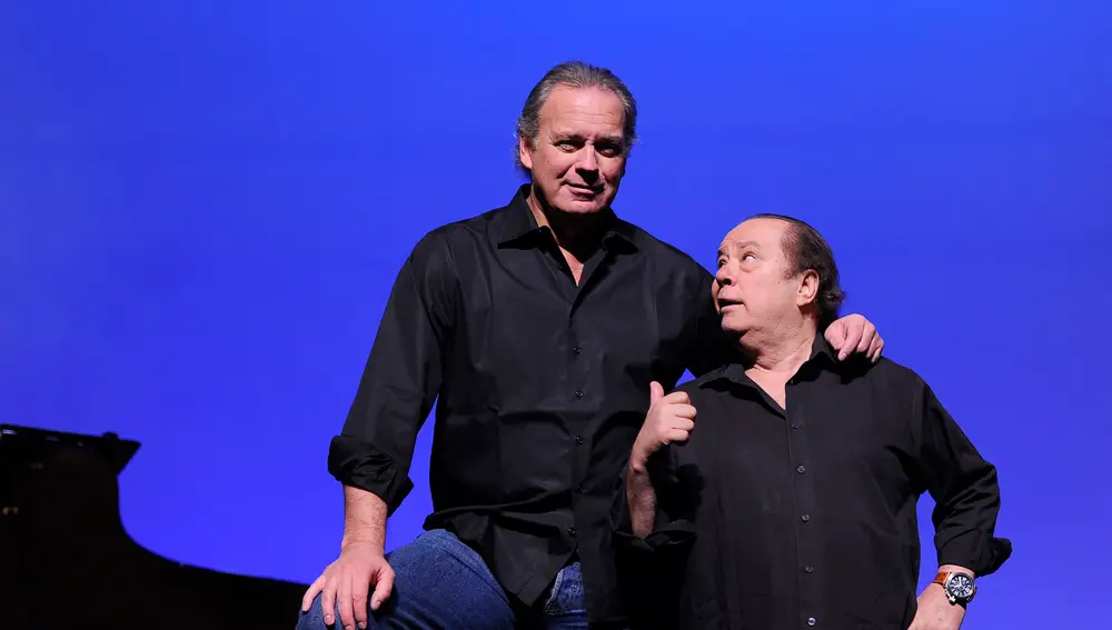 Paco Arévalo y Bertín Osborne, juntos en un escenario