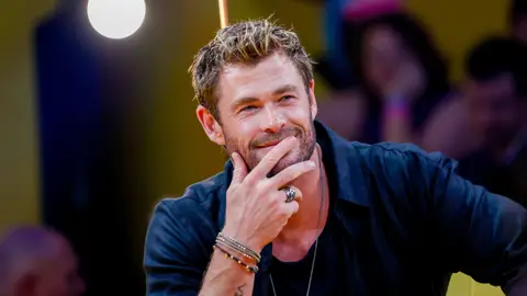 Chris Hemsworth en Sao Paulo, Brasil