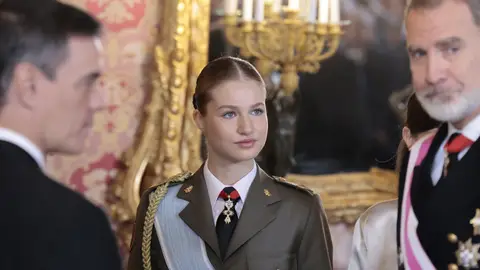 La princesa Leonor en la recepción de la Pascua Militar La princesa Leonor en la recepción de la Pascua Militar