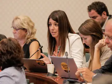 La diputada de Junts per Catalunya, Irene Negre La diputada de Junts per Catalunya, Irene Negre