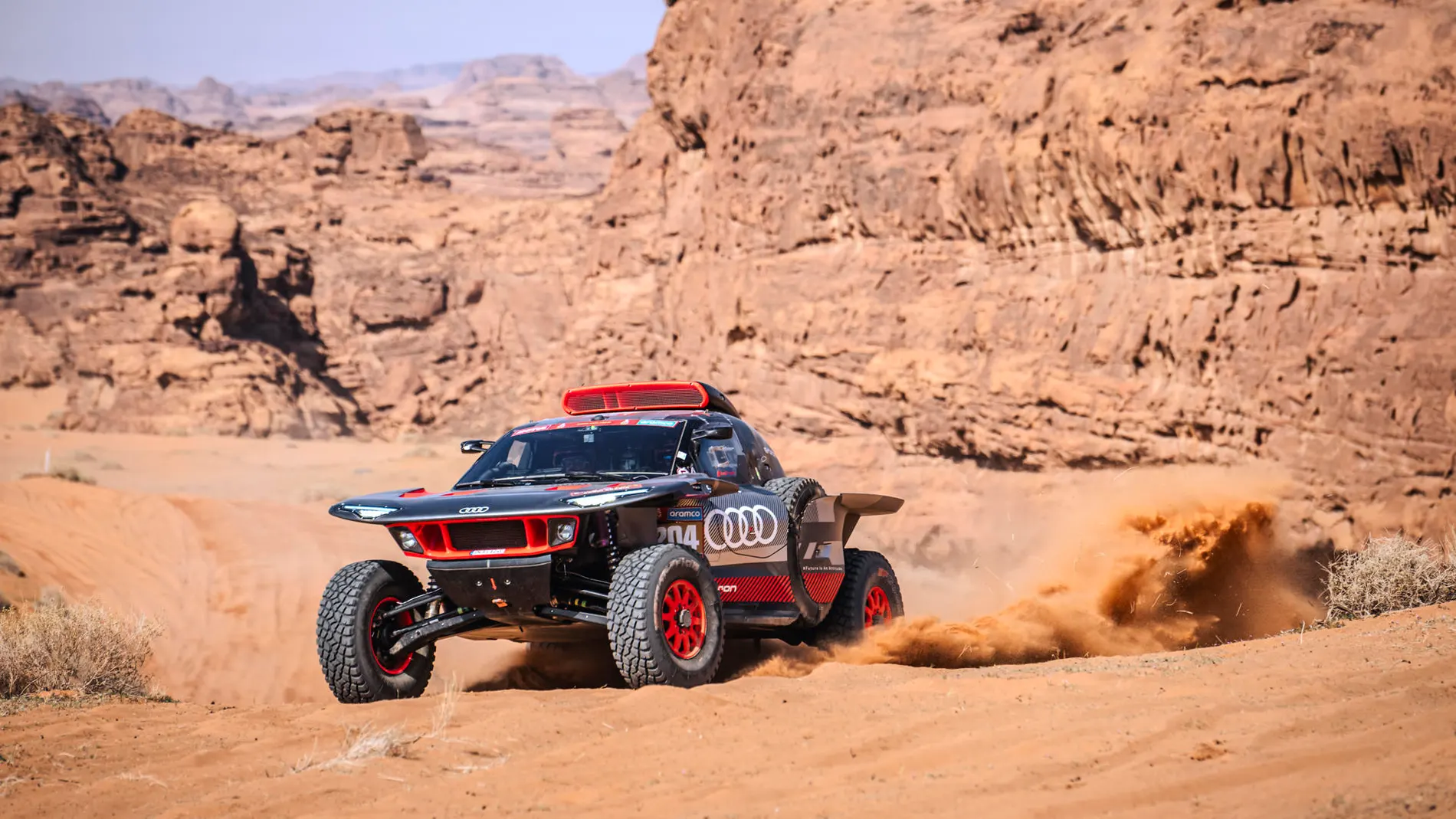 El Audi de Carlos Sainz en el Rally Dakar 2024