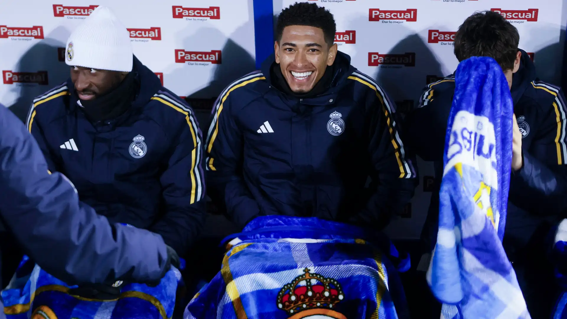 Bellingham, sonriente en el banquillo de Aranda de Duero