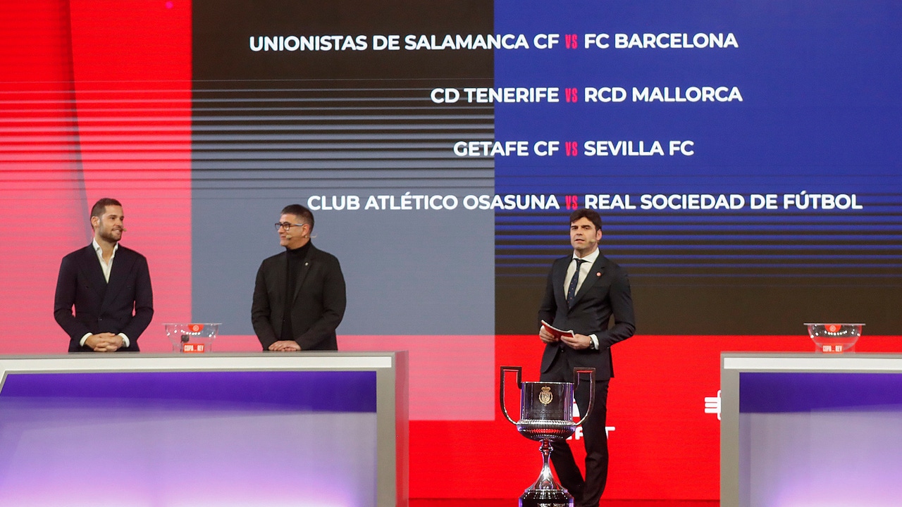 Schedule of the round of 16 matches of the Copa del Rey 20232024 The