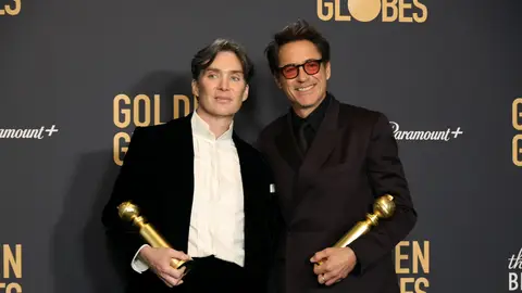 Cillian Murphy y Robert Downey Jr. se llevan el Globo de Oro por Oppenheimer Cillian Murphy y Robert Downey Jr. se llevan el Globo de Oro por Oppenheimer