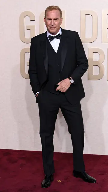 Kevin Costner en los Globos de Oro 2024 Kevin Costner en los Globos de Oro 2024