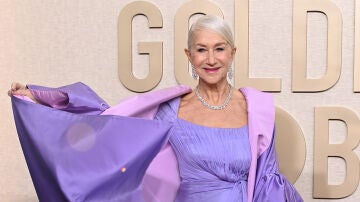 Helen Mirren en los Globos de Oro 2024