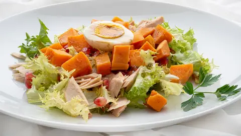 Ensalada rápida de boniato, de Karlos Arguiñano Ensalada rápida de boniato, de Karlos Arguiñano