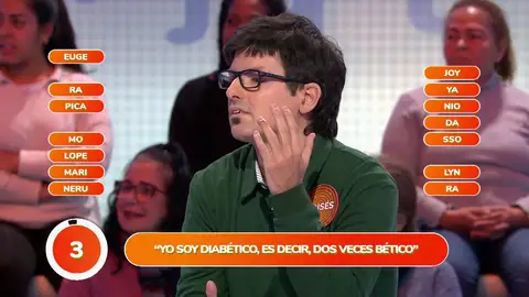 ¡Sólo dos aciertos! El panel de Palabras Cruzadas que desespera al equipo naranja ¡Sólo dos aciertos! El panel de Palabras Cruzadas que desespera al equipo naranja